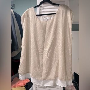 Cato sleeveless dress blouse